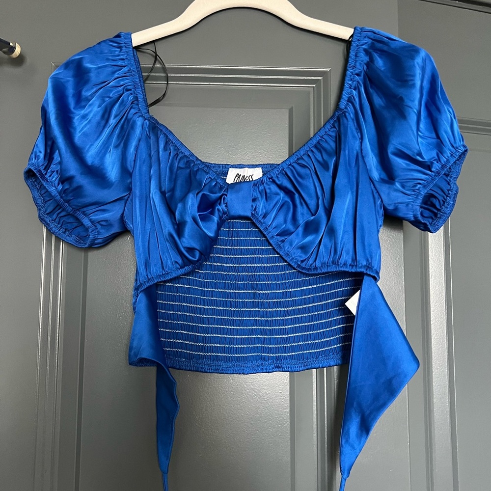 Princess Polly Royal Blue Going Out Top